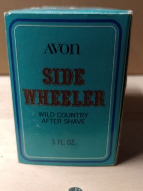 Avon Side Wheeler Wild Country After Shave - Teal Blue